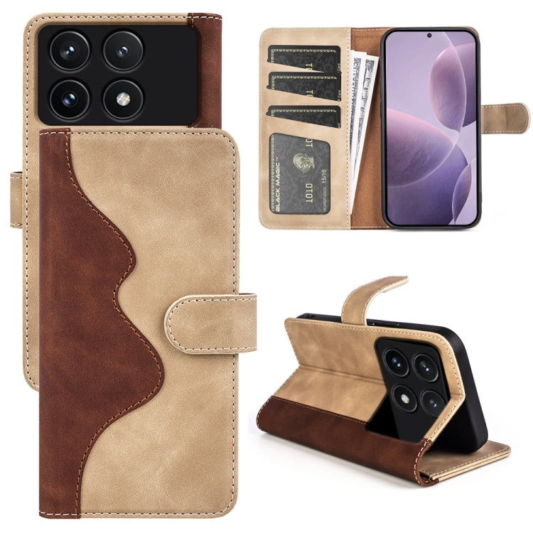 Stitching Horizontal Flip Leather Phone Case, For Xiaomi Redmi K70, For Xiaomi 13T