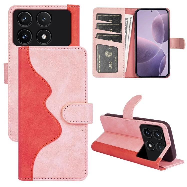 Stitching Horizontal Flip Leather Phone Case, For Xiaomi Redmi K70, For Xiaomi 13T