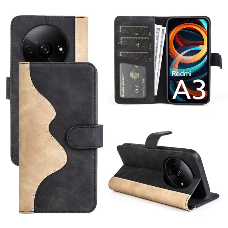 Stitching Horizontal Flip Leather Phone Case, For Xiaomi Redmi Note 13R 5G, For Xiaomi Redmi Turbo 3, For Xiaomi Redmi A3, For Xiaomi Redmi Note 13 4G