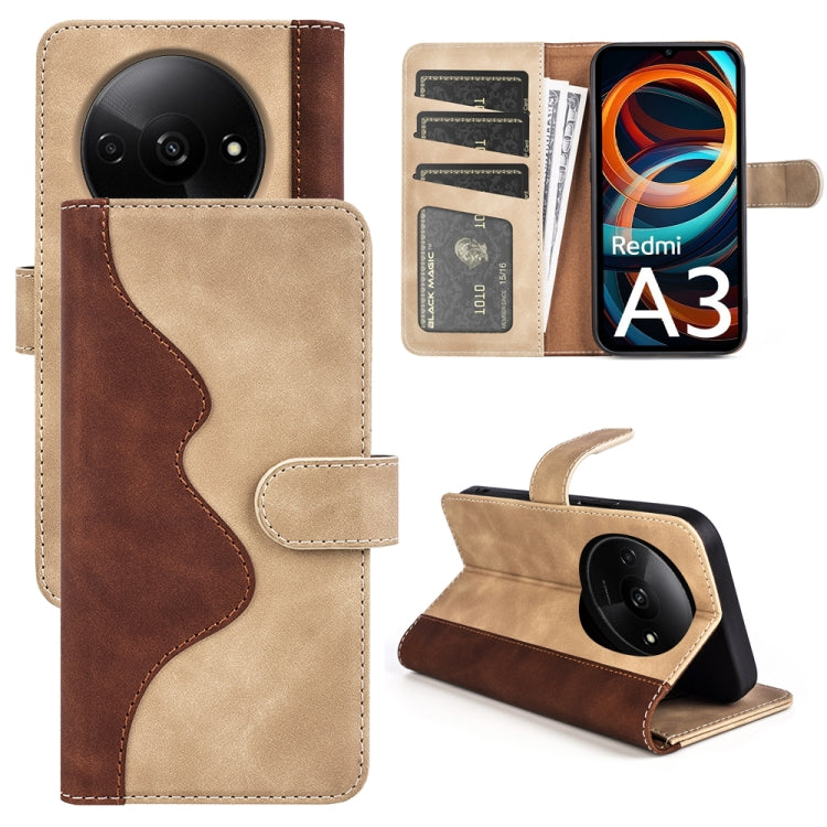 Stitching Horizontal Flip Leather Phone Case, For Xiaomi Redmi Note 13R 5G, For Xiaomi Redmi Turbo 3, For Xiaomi Redmi A3, For Xiaomi Redmi Note 13 4G