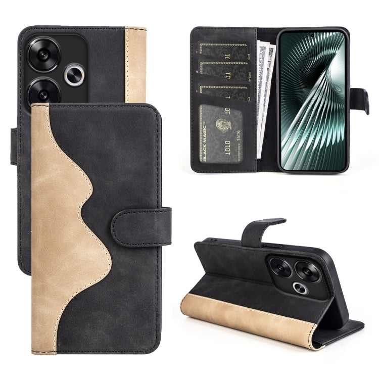 Stitching Horizontal Flip Leather Phone Case, For Xiaomi Redmi Note 13R 5G, For Xiaomi Redmi Turbo 3, For Xiaomi Redmi A3, For Xiaomi Redmi Note 13 4G