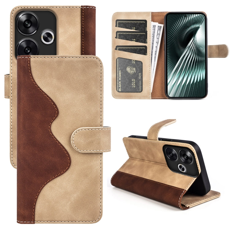 Stitching Horizontal Flip Leather Phone Case, For Xiaomi Redmi Note 13R 5G, For Xiaomi Redmi Turbo 3, For Xiaomi Redmi A3, For Xiaomi Redmi Note 13 4G