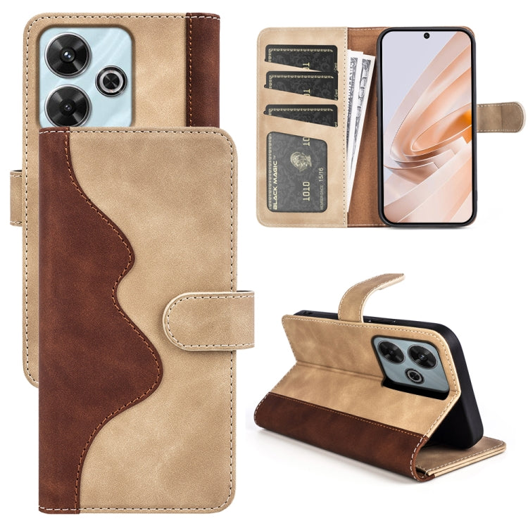 Stitching Horizontal Flip Leather Phone Case, For Xiaomi Redmi Note 13R 5G, For Xiaomi Redmi Turbo 3, For Xiaomi Redmi A3, For Xiaomi Redmi Note 13 4G