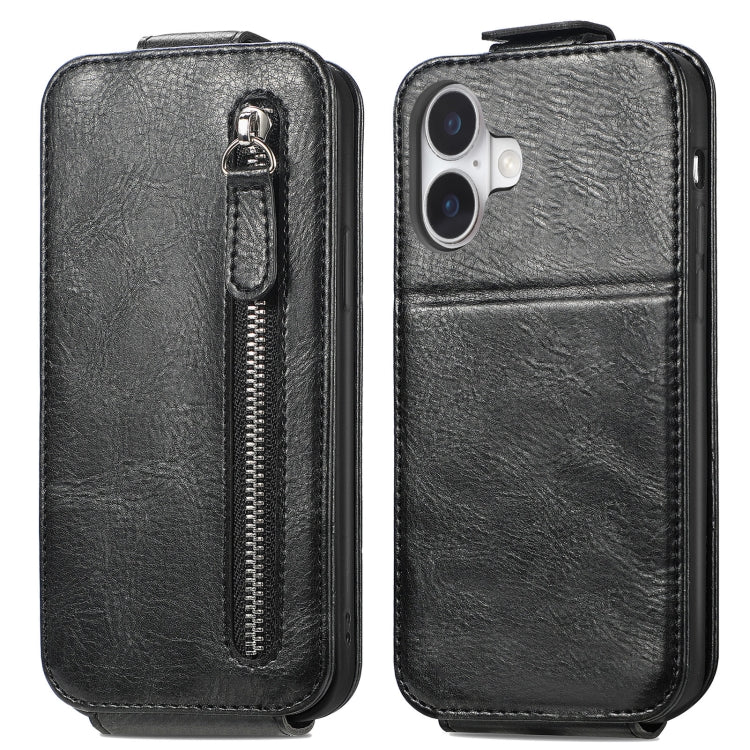 Zipper Wallet Vertical Flip Leather Phone Case