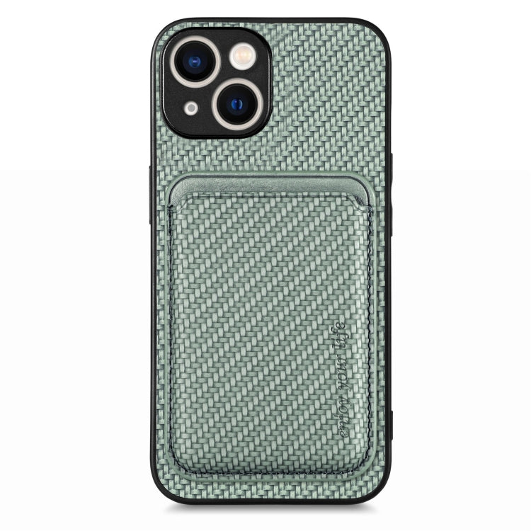 Carbon Fiber Leather Card Magsafe Phone Case, Series 1