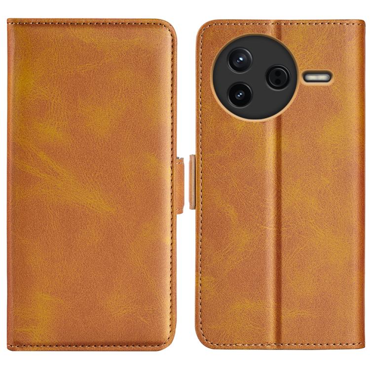 Dual-side Magnetic Buckle Horizontal Flip Leather Phone Case, For Redmi K80 Pro / Poco F7 Ultra, For Redmi K80 / Poco F7 Pro