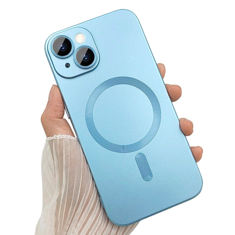 ENKAY MagSafe Matte TPU Phone Case with Lens Film, For iPhone 14, For iPhone 14 Pro, For iPhone 14 Pro Max