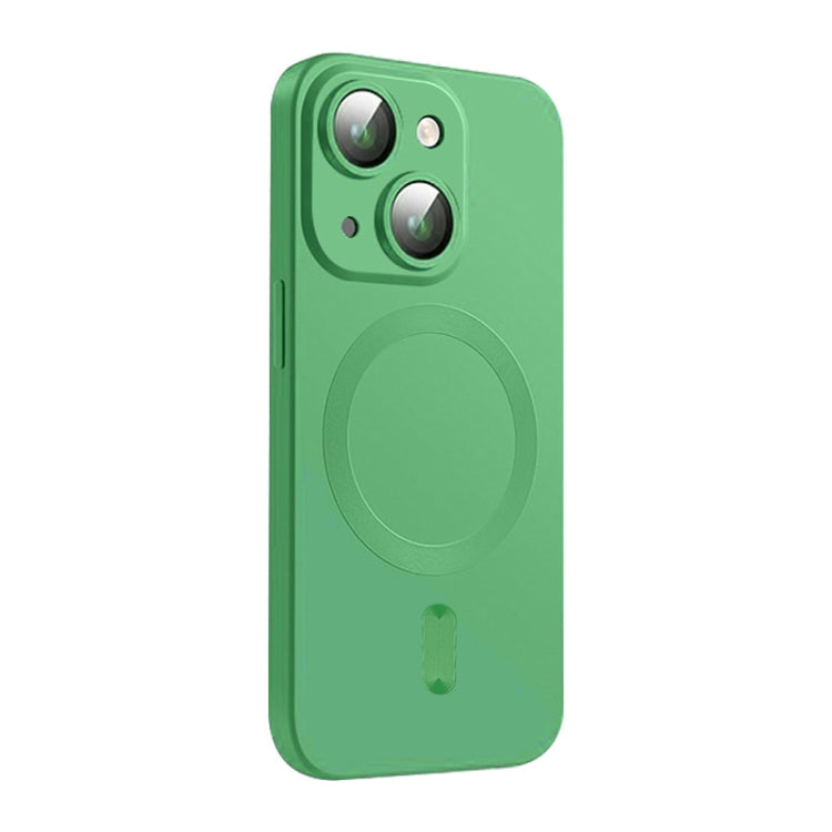 ENKAY MagSafe Matte TPU Phone Case with Lens Film, For iPhone 14, For iPhone 14 Pro, For iPhone 14 Pro Max