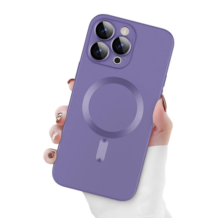 ENKAY MagSafe Matte TPU Phone Case with Lens Film, For iPhone 16 Pro Max, For iPhone 16 Pro, For iPhone 16 Plus
