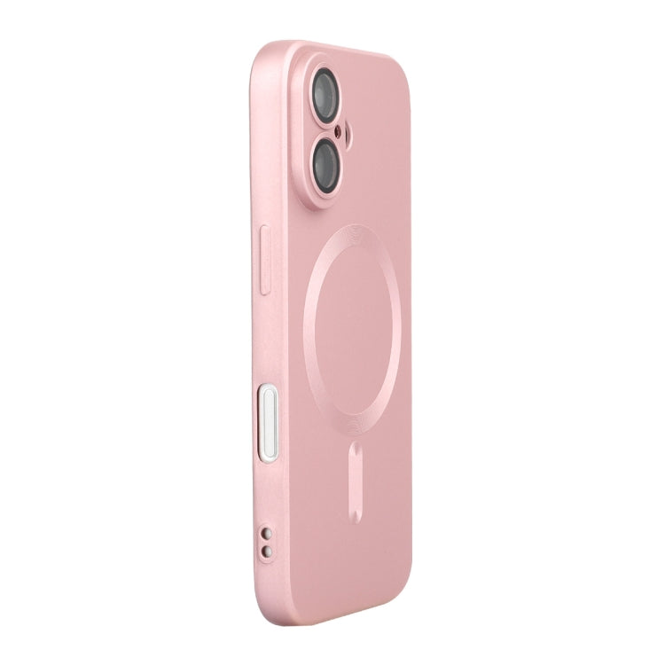 ENKAY MagSafe Matte TPU Phone Case with Lens Film, For iPhone 16, For iPhone 15 Pro Max, For iPhone 15 Pro