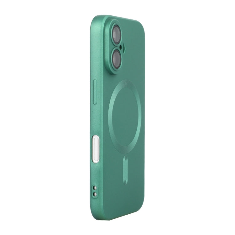 ENKAY MagSafe Matte TPU Phone Case with Lens Film, For iPhone 16, For iPhone 15 Pro Max, For iPhone 15 Pro