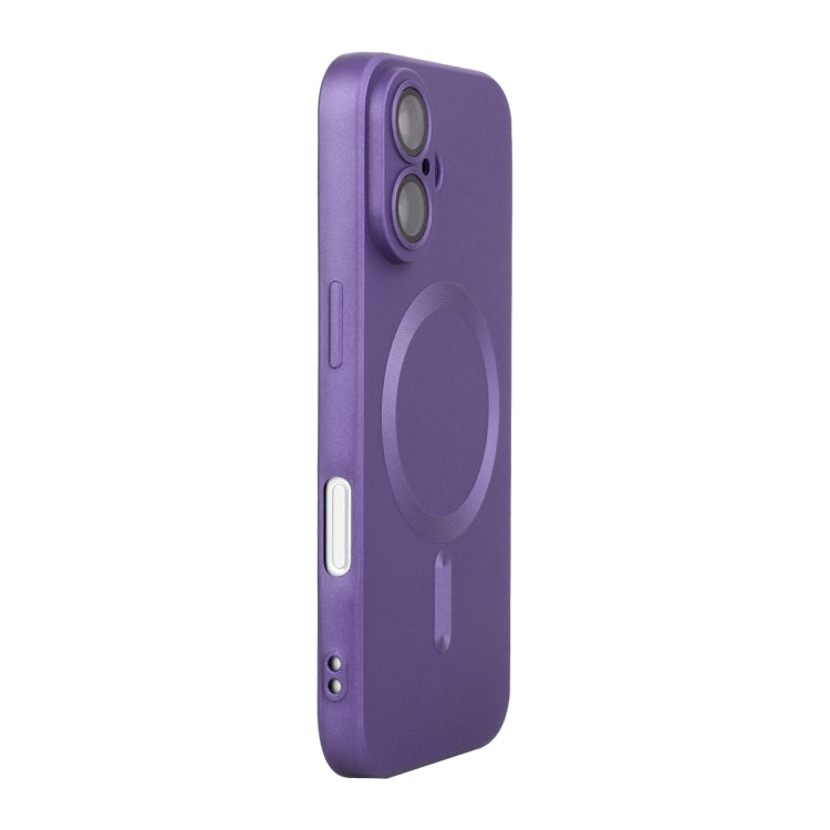 ENKAY MagSafe Matte TPU Phone Case with Lens Film, For iPhone 16, For iPhone 15 Pro Max, For iPhone 15 Pro