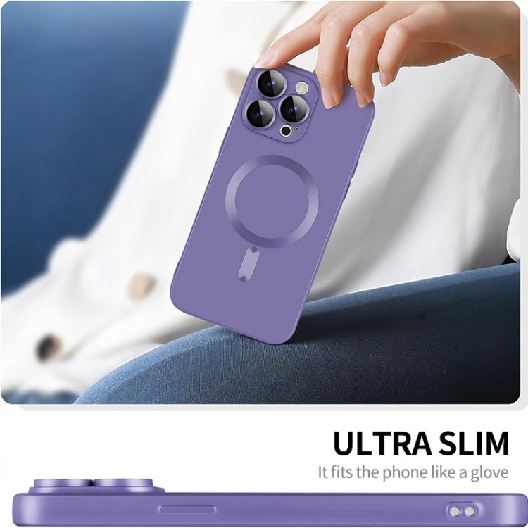 ENKAY MagSafe Matte TPU Phone Case with Lens Film, For iPhone 14, For iPhone 14 Pro, For iPhone 14 Pro Max