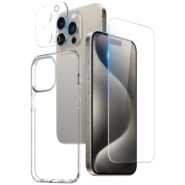 NORTHJO 3 in 1 TPU Phone Case with Screen Film and Lens Film