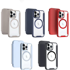 RFID Blocking Adsorption Flip MagSafe Leather Phone Case, For iPhone 12 Pro Max, For iPhone 12 Pro, For iPhone 11 Pro Max, For iPhone 11, For iPhone XS