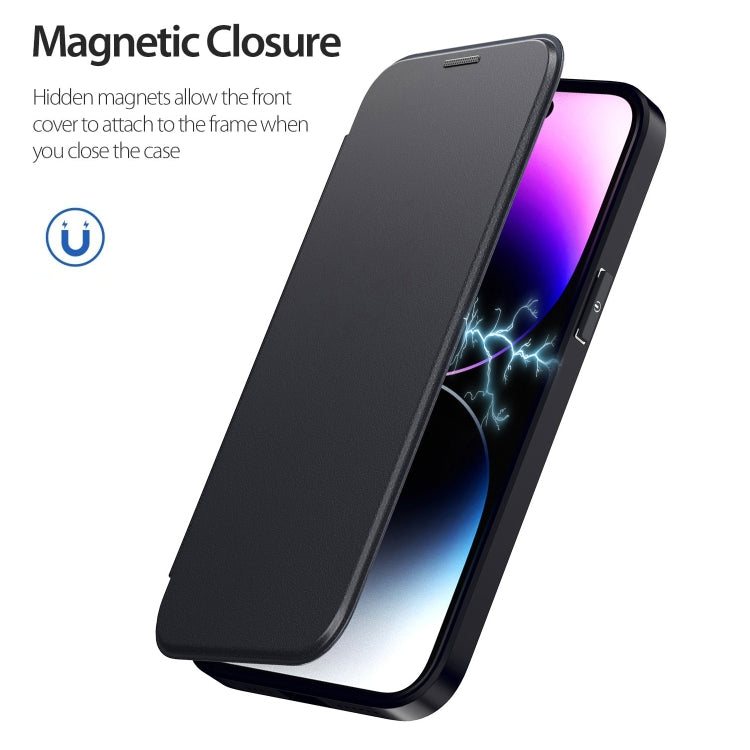 RFID Blocking Adsorption Flip MagSafe Leather Phone Case, For iPhone XR, For iPhone XS Max, For iPhone X
