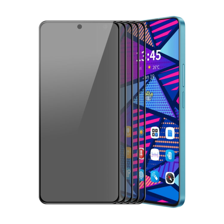 5pcs ENKAY Hat-Prince 28 Degree Anti-peeping Privacy Silk Screen Tempered Glass Film, For Xiaomi 14T / 14T Pro, For Xiaomi Redmi 14C, For Redmi 13, For Xiaomi Poco F6, For Xiaomi Poco F6 Pro, For Xiaomi Poco C61, For Xiaomi Poco M6 Pro 4G��������������...