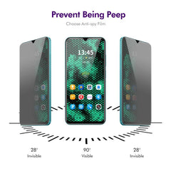 2pcs ENKAY Hat-Prince 28 Degree Anti-peeping Privacy Tempered Glass Film, For Samsung Galaxy A26, For Samsung Galaxy A16 5G, For Samsung Galaxy A06 4G, For Samsung Galaxy S24 FE 5G, For Samsung Galaxy C55 5G, For Samsung Galaxy M55 5G������������������...