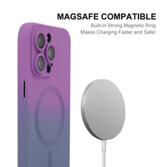 ENKAY Hat-Prince MagSafe Rainbow Gradient Silicone Phone Case with Lens Film, For iPhone 13 Pro Max, For iPhone 13 Pro, For iPhone 13