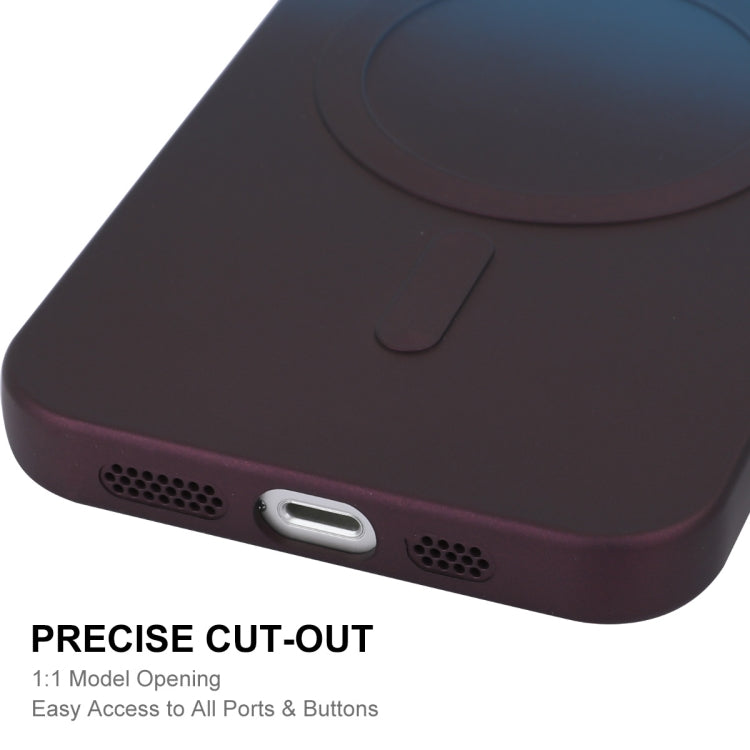ENKAY Hat-Prince MagSafe Rainbow Gradient Silicone Phone Case with Lens Film, For iPhone 15 Pro Max, For iPhone 15 Pro, For iPhone 15 Plus, For iPhone 15