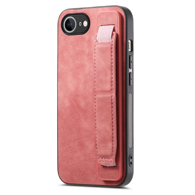 Retro Wristband Holder Leather Back Phone Case, iPhone 16e
