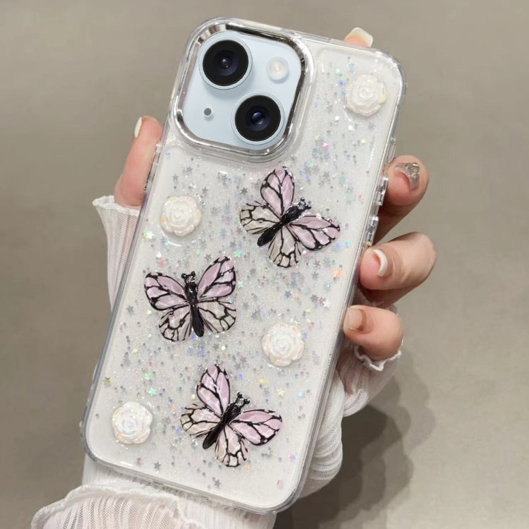 Glitter 3D Butterfly TPU Phone Case, Series 1