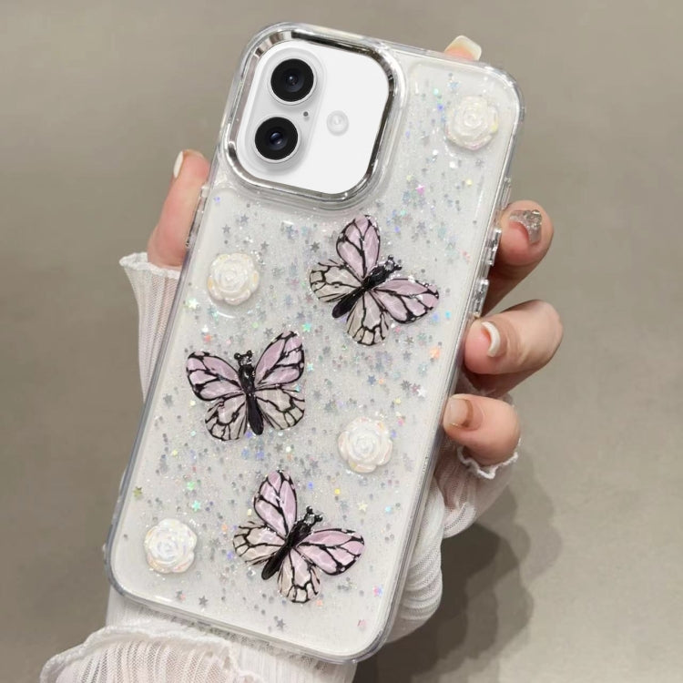 Glitter 3D Butterfly TPU Phone Case, Series 1