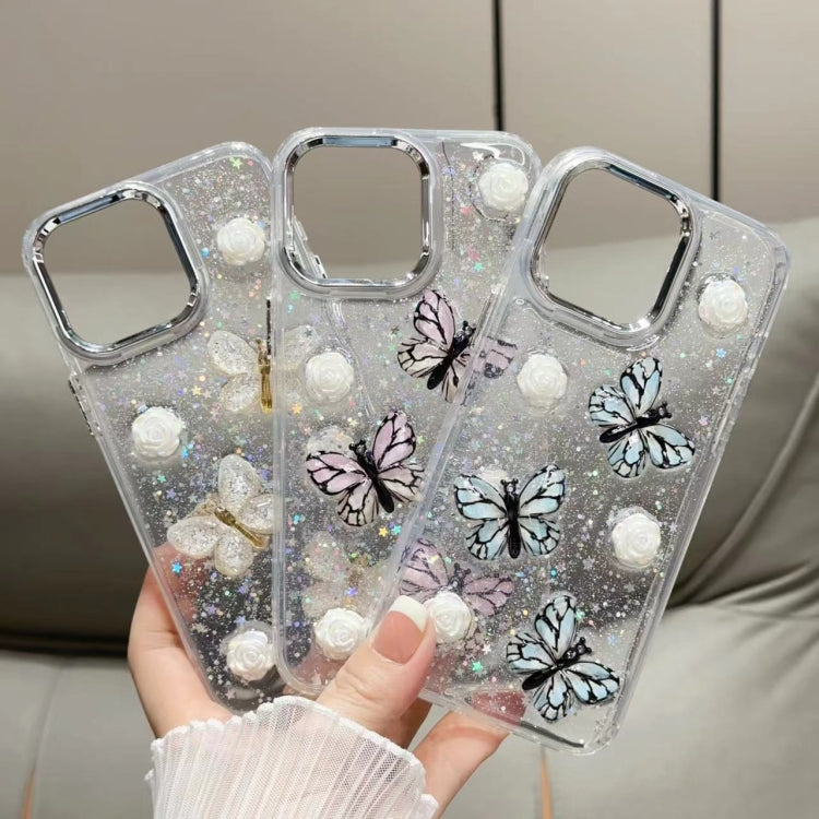 Glitter 3D Butterfly TPU Phone Case, Series 1