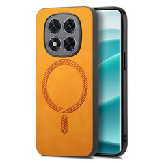 Solid Color Retro Magsafe PU Back Cover Phone Case, For Xiaomi Redmi Note 14 Pro+ 5G, For Xiaomi Redmi Note 14 Pro 5G, For Xiaomi 14T Pro