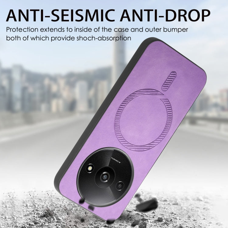 Solid Color Retro Magsafe PU Back Cover Phone Case, For Xiaomi Redmi Note 13 Pro 5G, For Xiaomi Redmi K60 Ultra, For Xiaomi Redmi Note 12 Turbo