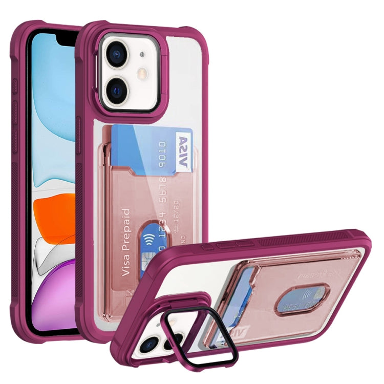 Card Bag Holder Acrylic Hybrid TPU Phone Case, Series 1