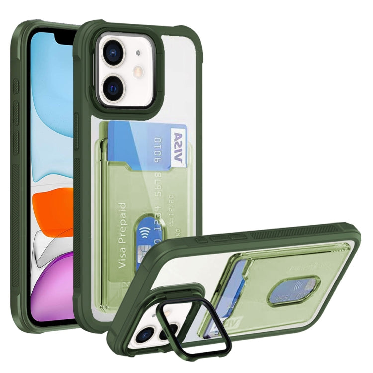 Card Bag Holder Acrylic Hybrid TPU Phone Case, Series 1