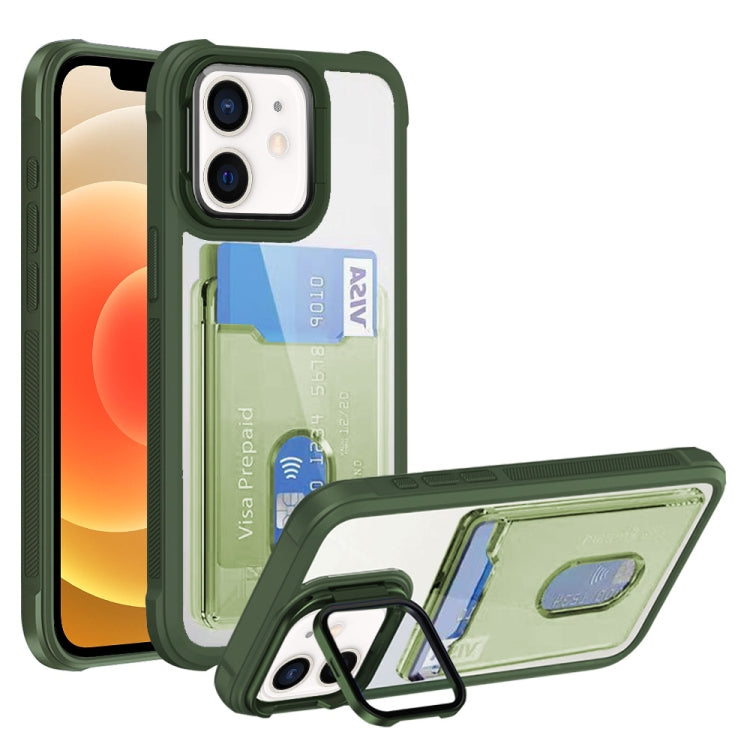 Card Bag Holder Acrylic Hybrid TPU Phone Case, Series 1