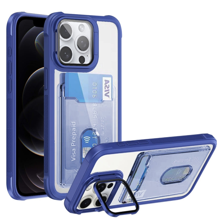 Card Bag Holder Acrylic Hybrid TPU Phone Case, For iPhone 12 Pro, For iPhone 11 Pro Max, For iPhone 11