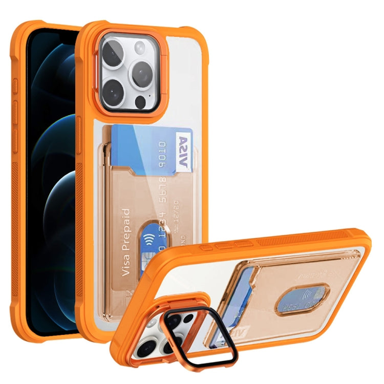 Card Bag Holder Acrylic Hybrid TPU Phone Case, Series 1