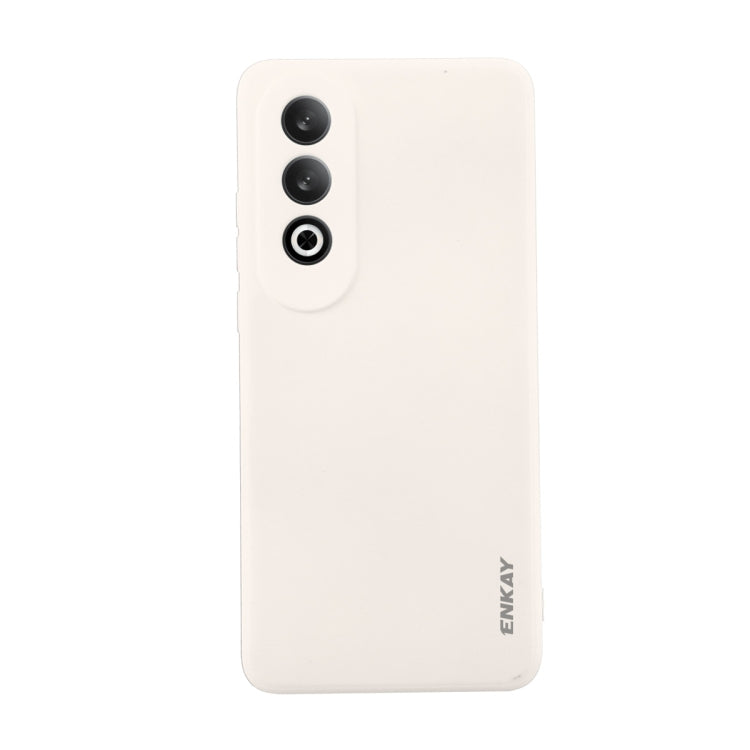 ENKAY Liquid Silicone Soft Shockproof Phone Case, For OPPO Reno12 Pro, For OPPO Reno12, For OPPO K12x, For OPPO K12