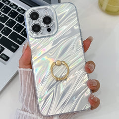 Plating Glitter Texture Ring Holder TPU Phone Case with Lens Film, Series 1