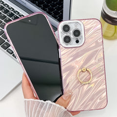 Plating Glitter Texture Ring Holder TPU Phone Case with Lens Film, Series 1