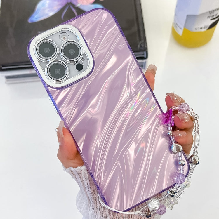 Plating Glitter Texture Chain Wristband TPU Phone Case with Lens Film, Series 1