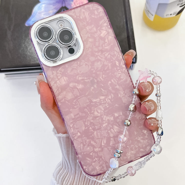 Plating Glitter Texture Chain Wristband TPU Phone Case with Lens Film, Series 1