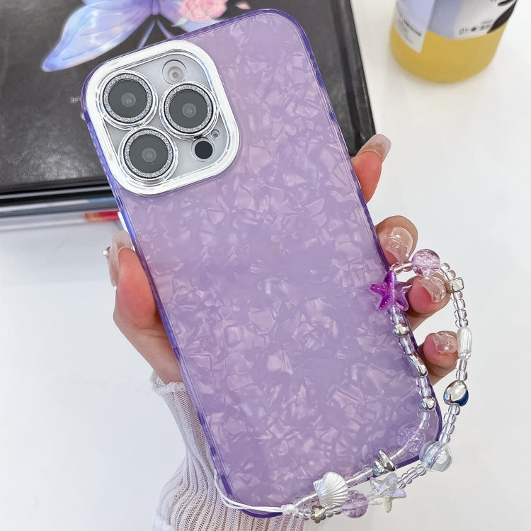 Plating Glitter Texture Chain Wristband TPU Phone Case with Lens Film, Series 1