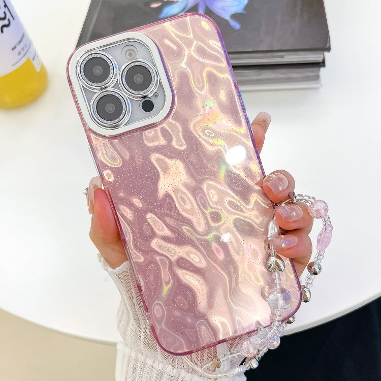 Plating Glitter Texture Chain Wristband TPU Phone Case with Lens Film, Series 1