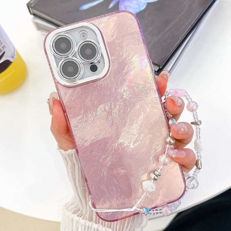 Plating Glitter Texture Chain Wristband TPU Phone Case with Lens Film, Series 1