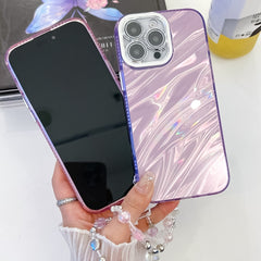 Plating Glitter Texture Chain Wristband TPU Phone Case with Lens Film, Series 1