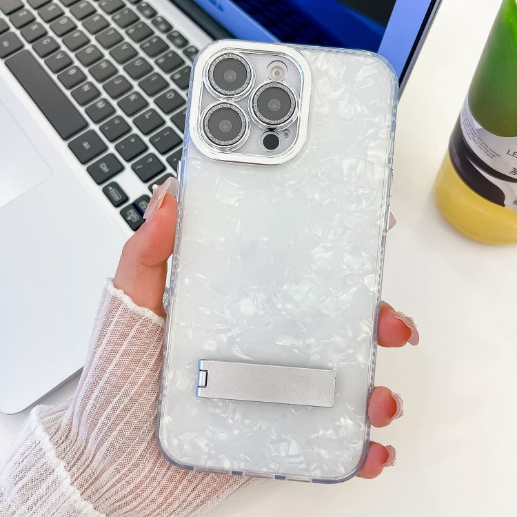 Plating Glitter Texture Fold Holder TPU Phone Case with Lens Film, Series 1