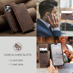 CaseMe 013 Multifunctional Horizontal Flip Leather Phone Case