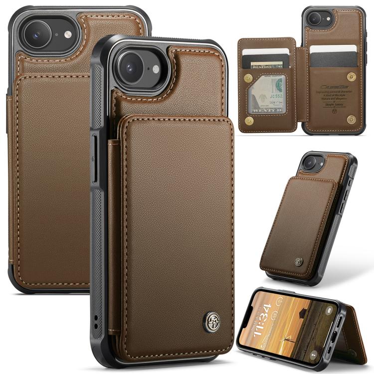 CaseMe C22 Card Slots Holder RFID Anti-theft Phone Case, For iPhone 16e, For iPhone 16 Pro Max, For iPhone 16 Pro, For iPhone 16 Plus