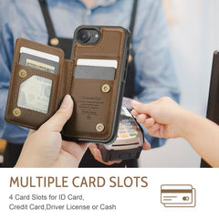 CaseMe C22 Card Slots Holder RFID Anti-theft Phone Case, For iPhone 16e, For iPhone 16 Pro Max, For iPhone 16 Pro, For iPhone 16 Plus