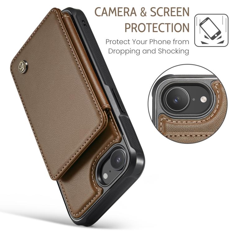 CaseMe C22 Card Slots Holder RFID Anti-theft Phone Case, For iPhone 16e, For iPhone 16 Pro Max, For iPhone 16 Pro, For iPhone 16 Plus