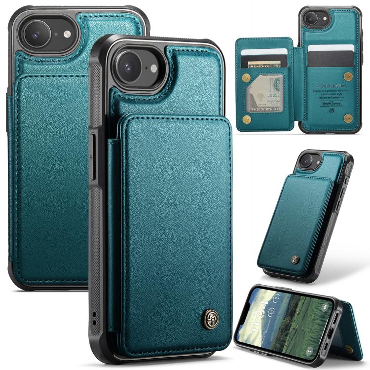 CaseMe C22 Card Slots Holder RFID Anti-theft Phone Case, For iPhone 16e, For iPhone 16 Pro Max, For iPhone 16 Pro, For iPhone 16 Plus